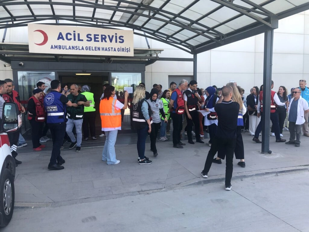Yalova Hastanesi Deprem Tatbikatı