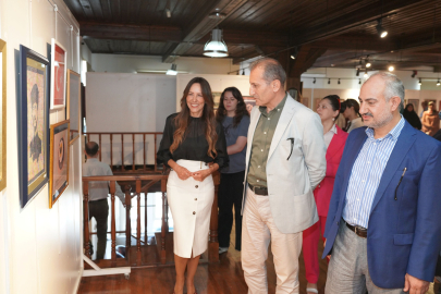 Ebru Kursu Yılsonu Sergisi Açıldı