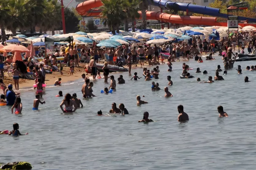 Çınarcık sahili Kurban Bayramı yoğunluğu