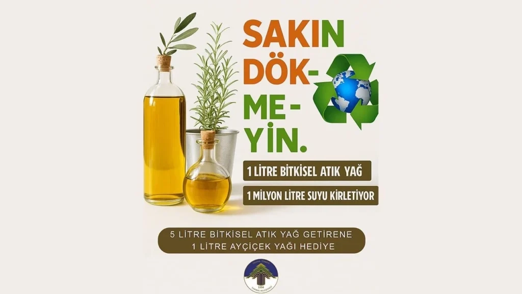 Termal Belediyesi Atık Yağ Toplama Kampanyası