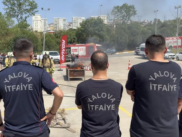 Yalova İtfaiye Eğitim Görüntüsü