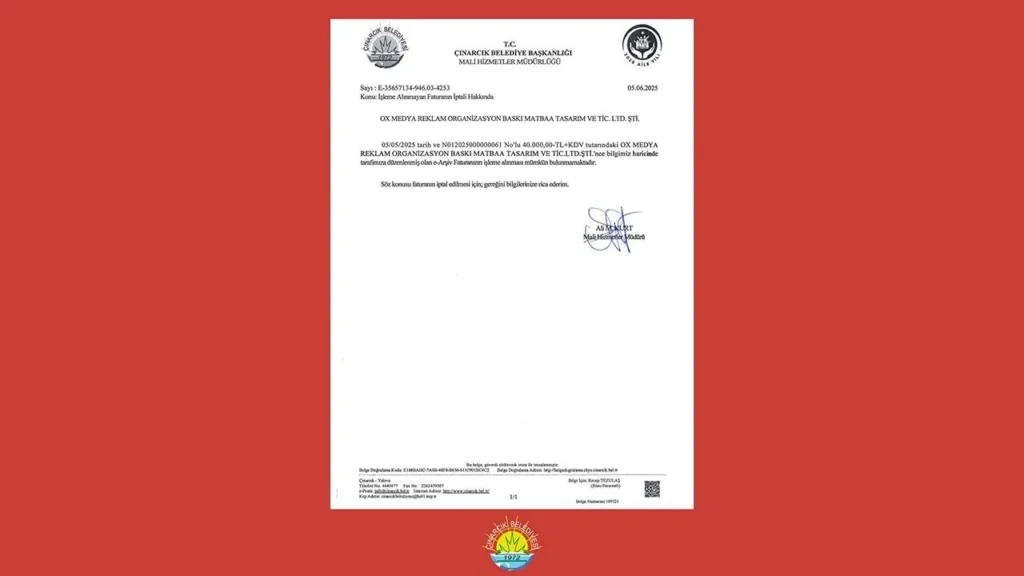 Çınarcık Belediyesi Ödül Töreni