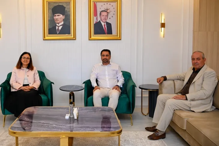 Yalova Valisi Kaya ve YTSO Başkanı Demiryürek görüşmesi