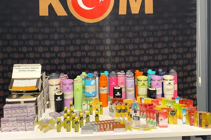 Yalova'da ele geçirilen kaçak mallar
