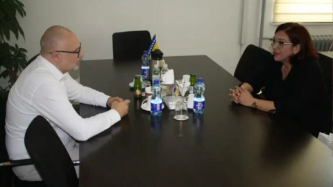 Bosna Hersek Eğitim Bakanı ile Yalova Üniversitesi Öğretim Üyesi Arasında Eğitim İşbirliği Görüşmesi