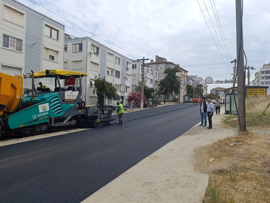 Çınarcık asfalt çalışmaları