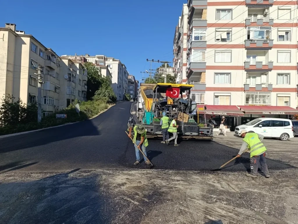 Çınarcık yol çalışmaları