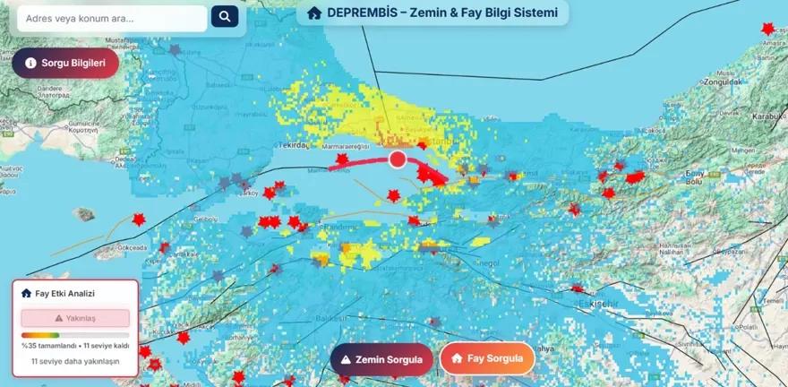 Deprem Bilgi Sistemi’ne Yeni Modül: Sokak Sokak Olası Hasar Haritaları Yayınlandı!