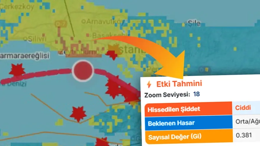 Deprem Bilgi Sistemi’ne Yeni Modül: Sokak Sokak Olası Hasar Haritaları Yayınlandı!
