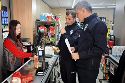 Çiftlikköy’de  Marketlere Yakın Takip!