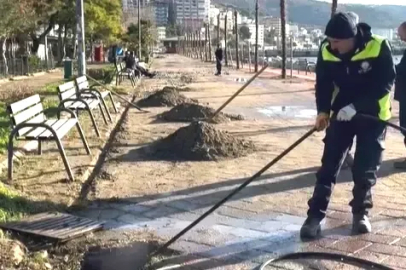 Kuvvetli Lodos Armutlu Sahilini Vurdu!