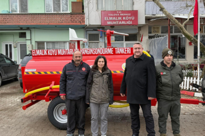 Elmalık’ta Bir Talep, Ankara’dan Hızlı Karşılık: Köye Yangın Tankeri Geldi!