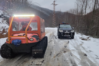 Delmece Yaylası Yolunda Mahsur Kalan 35 Kişi Kurtarıldı!