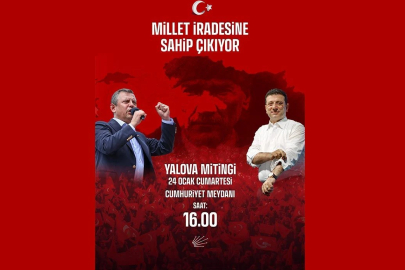Yalova’daki Özgür Özel Mitingi Saat 16.00’ya Alındı !