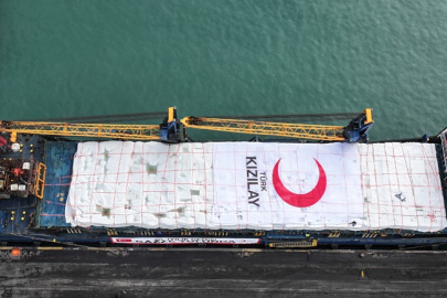 Kızılay’dan Gazze’ye 20. İyilik Gemisi: 1.400 Ton Yardım Mersin’den Yola Çıktı!