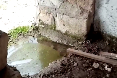 Taşköprü’de İsyan: Lağım Bahçeye Taştı, Evin Temeli Tehlikede!