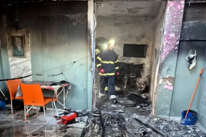 Çiftlikköy’de Masaj Salonunda Yangın: İş Yeri Küle Döndü!