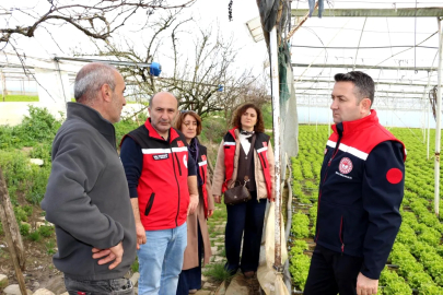 Kazımiye’de Üreticiye Ziyaret: Fırtına Hasarı Değerlendirildi!