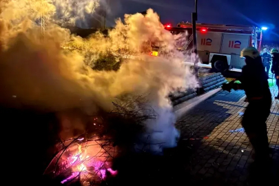 Yalova Çocuk Parkında Yangın Paniği!