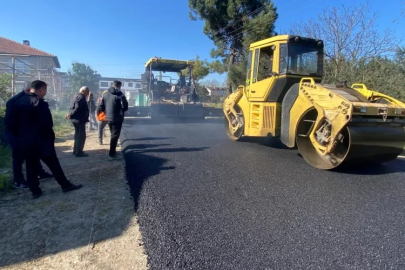 Kaytazdere’de 1,5 Kilometrelik Yol Sıcak Asfaltla Yenilendi