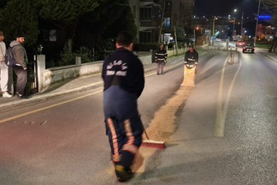 Yalova’da Motor Yağı Tehlikesi: Kaza Önlendi!