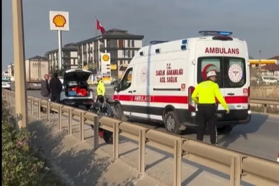 Yalova-Bursa Motosiklet Kazası: Sürücü Ağır Yaralı!