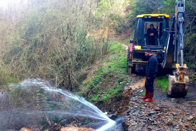 Esenköy'de İçme Suyu Hatları Büyük Hasar Gördü!