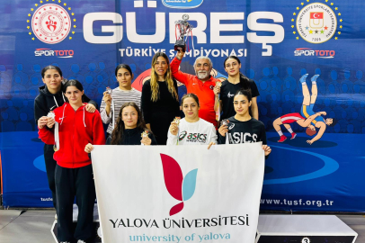 Yalova Üniversitesi Güreş Takımı Fırtına Gibi Esti!