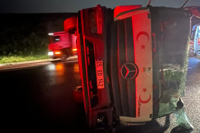 Çiftlikköy İtfaiyesi’nden Otoyol Kazasına Hızlı Müdahale