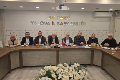 AK Parti Yalova İl Başkanlığı Haftalık Yönetim Kurulu Toplantısını Gerçekleştirdi