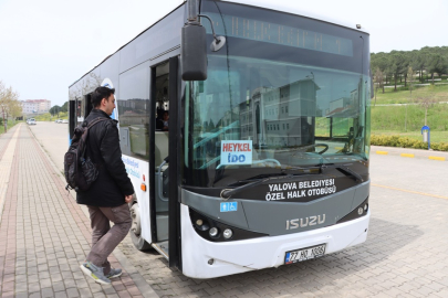 Yalova'da Üniversite Öğrencilerine Ulaşımda Ekonomik Destek!