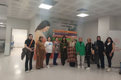 Yalova Eğitim ve Araştırma Hastanesi’nde Gebelere 3. Tur Eğitimleri Tamamlandı