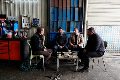 AK Parti Yalova Merkez İlçe Başkanlığı’ndan Kirazlı Sanayi Sitesi Esnafına Ziyaret